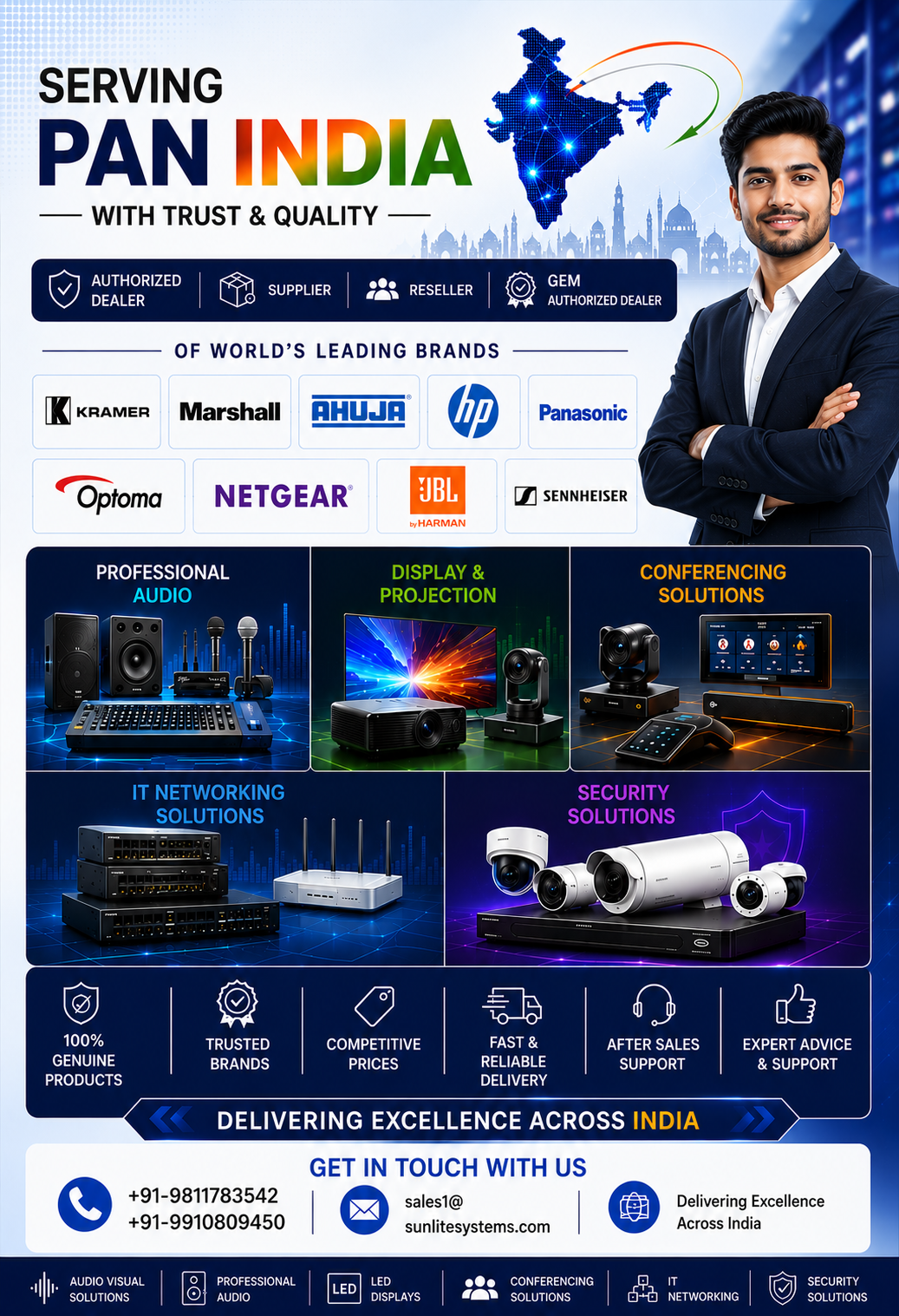 Comprehensive IT & AV Product Portfolio Ghaziabad